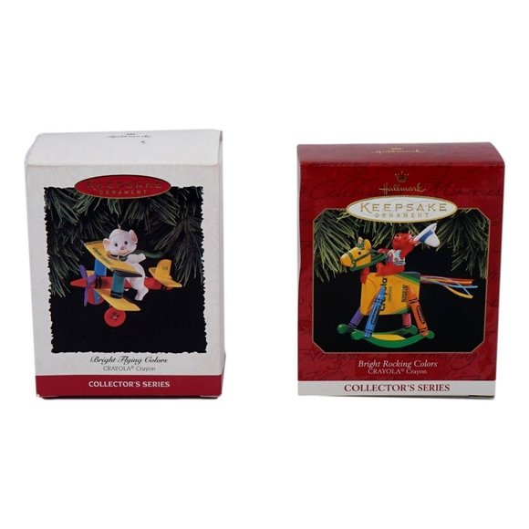 Hallmark Keepsake Ornament Bright Flying and Rocking Colors Collector's Series - Picture 1 of 9